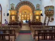 Interior of Sts. Gervasis & Prothasis Synodal Church, Udayamperoor.